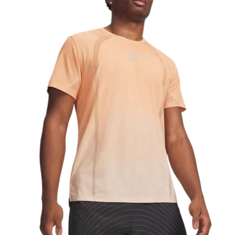 Under Armour Halo Ss26 Круглый вырез Короткий рукав Однотонная футболка Мужские топы 6010910-870