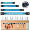8,12,18,24inch Space Saving Metal Organizer Rack Strong Magnet Tool Magnetic Tool Holder Heavy Duty Tool Bar