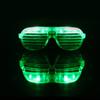 Темные очки для вечеринок, Неоновые светящиеся очки, Светодиодные очки, Очки-жалюзи, Светящиеся палочки для очков