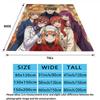 1PC The Quintessential Quintuplets Patterned Flannel Blanket Suitable For All Seasons For Home Decor Warmth And Comfort Gifts Holiday Present