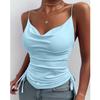 2025 New Fashion Clothes Women's Summer Tops Casual Sleeveless Blouses Slim Fit Club Wear Tops Ladies V-neck Elegant Camisoles Vest