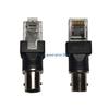 BNC To RJ45 Adapter BNC Female To RJ45 Male Connectors for Coaxial Cable Testing