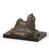 Shih Tzu, Chrysanthemum Dog - dog figurine, statue on white marble, trophy for Art-Dog dog show exhibition