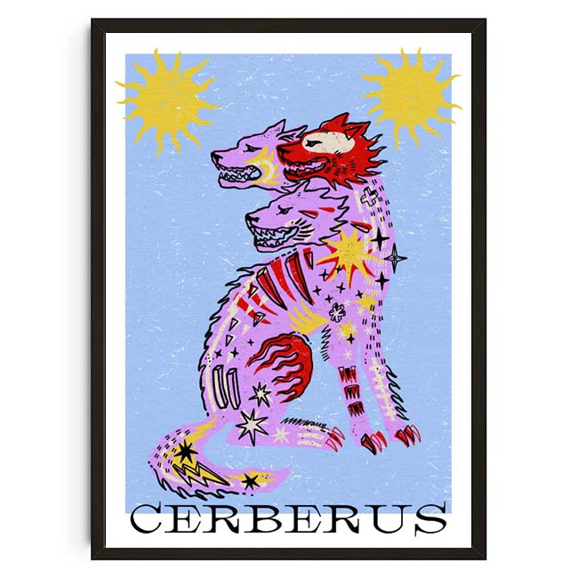 Vintage Abstract Animals Print Posters Mid Century Wall Art Canvas Painting Pictures for Living Room Bedroom Home No Fr
