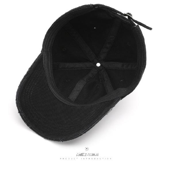 Women's washed and distressed solid-color baseball cap, suitable for outdoor activities, men's travel hat, sun protection and shading