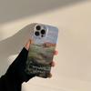 Чехол в стиле масляной живописи для iPhone 13 iPhone 15 iPhone 16 Pro Max
