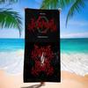 Blasphemys Death Metal Band Microfiber Blanket Quick Drying Beach Towels Oversized Printing Super Absorbent Pool Towel Blanket