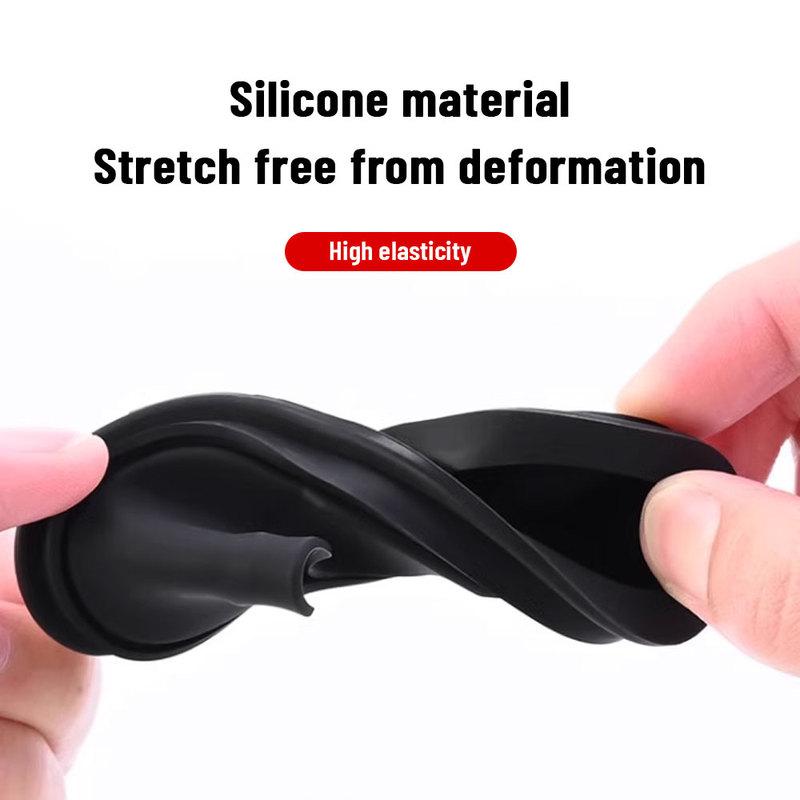For CITROEN e-C4 - Car Door Shock Absorber Door Lock Protector Silicone Auto Door Lock Latches Cover Accessories