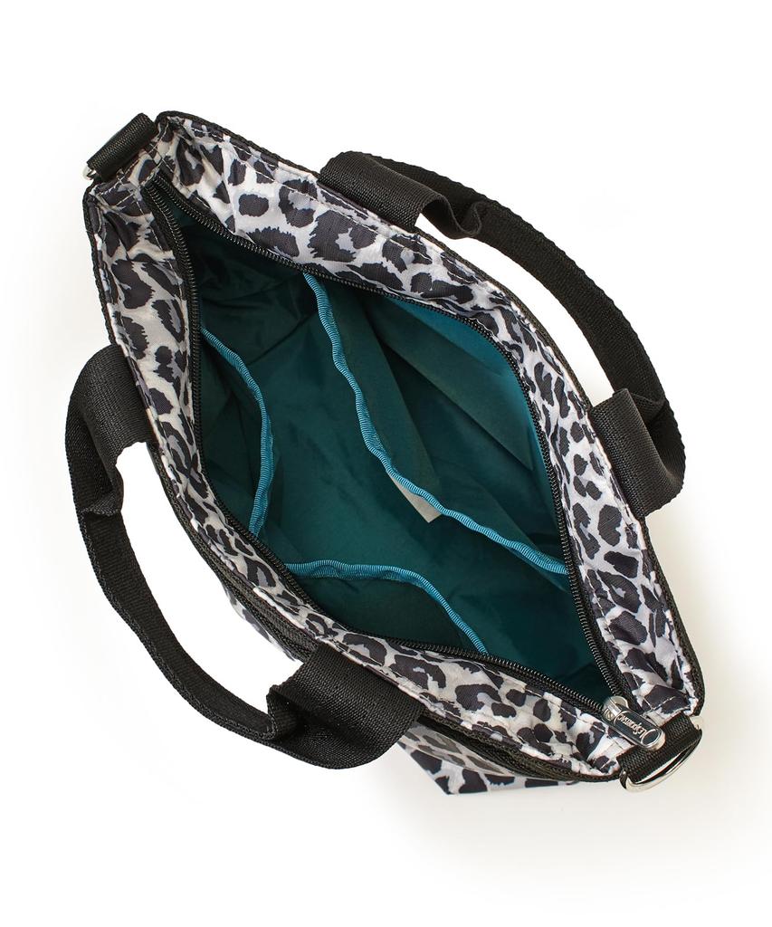 LeSportsac Official Small Bucket Tote Neutral Leopard Print Bag/3041 Women's