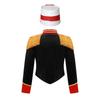 Boys Girls Drum Major Team Uniform Nutcrackers Costume Set Marching Band Tassel Jacket Coat Hat Outfits for Drummer Performance