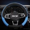 Чехол на руль автомобиля в форме D/O 36 см, искусственная кожа для Honda Civic Ciimo Jade SUZUKI Alto LINGYANG NISSAN Juke Toyota Aqua Prius