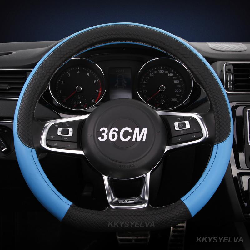 Чехол на руль автомобиля в форме D/O 36 см, искусственная кожа для Honda Civic Ciimo Jade SUZUKI Alto LINGYANG NISSAN Juke Toyota Aqua Prius