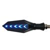 Motorcycle 17LED Turn Signals Indicator Light Universal Two Side Sequential