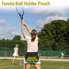 Tennis Ball Waist Pouch Adjustable Mesh Fanny Pack Tennis Ball Holder Bag for Women Men