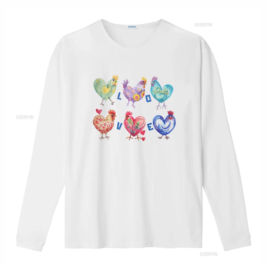 Chicken Lover T Shirt Valentine s Day Farm Life Apparel for Organic Egg Enthusiast Coop Retro vintage Washed fashion homme