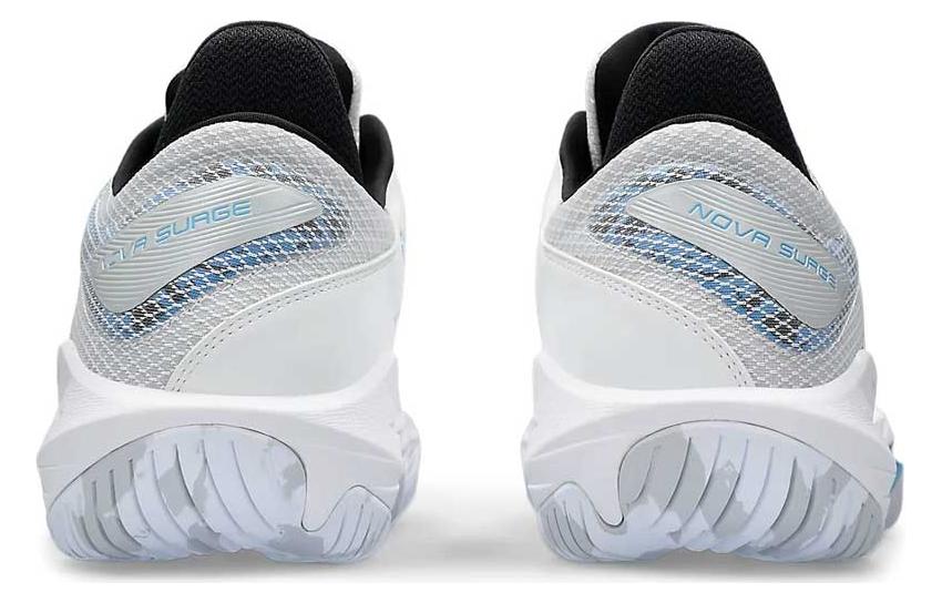 Asics Баскетбольные кроссовки Nova Surge 2 Low, износостойкие, низкие, мужские, сине-белые 1061A043-102