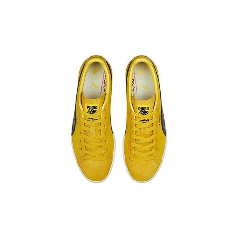 Кроссовки Staple x PUMA Suede Унисекс Низкие Желто-Черные 391567-01