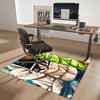 1pc Dragon Ball Z Goku Vegeta Piccolo Anime Cartoon Design Office Chair Mat Non-Slip Carpet Suitable for Home Decor Living Room Bedroom Game Room Gift