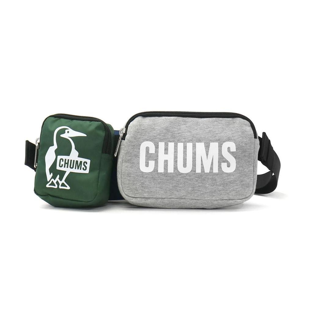 Shoulder Bag 3 Pouch Body Bag Sweat Nylon [Chums] Men's