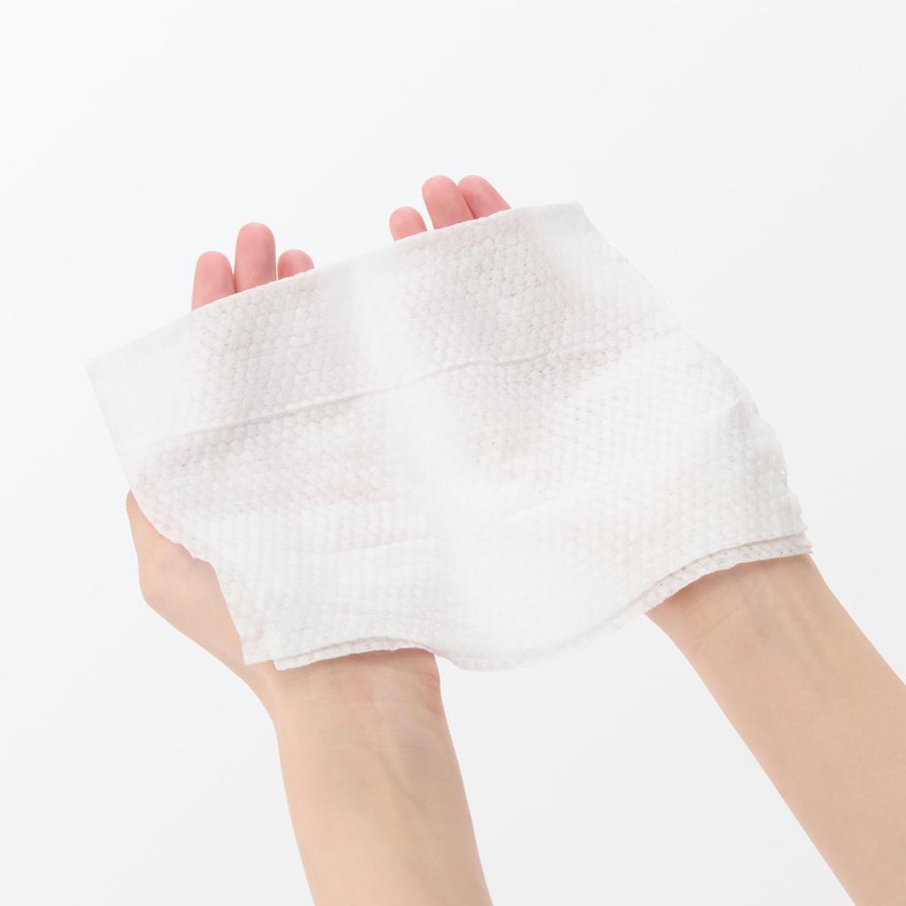 MUJI Безводные салфетки для мытья волос 12 шт. Примерный размер 250×200 мм 84473388