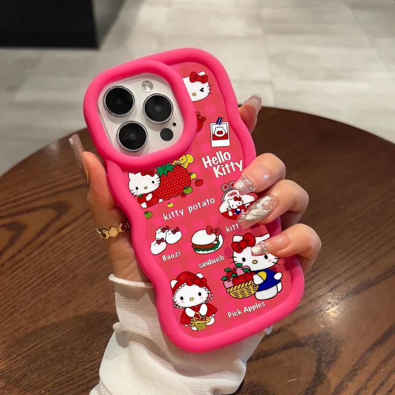 Sanrio Lovely Hello Kitty Cover For OPPO Realme C85 Pro 15 14 Pro C75 C67 C63 C55 C35 C53 C65 C51 C61 Note 70 60 5G Phone Case