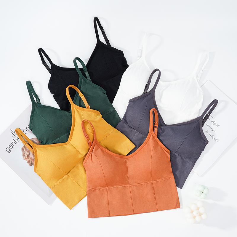 Breathable Sports Bra Shockproof Crop Top Anti-sweat Fitness Top Women Seamless Yoga Bra Push Up Sport Top Gym Workout Top