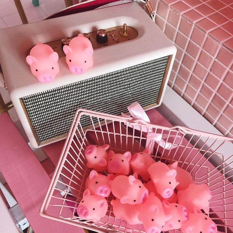 Милые игрушки Забавные игрушки Сжимаемые антистрессовые игрушки Свинья Мультяшная поп-музыка Снимают стресс Дыхание