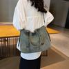 Large-capacity Bag Women's 2025 New Simple and Versatile Retro Shoulder Messenger Bag Texture Class Commuter Tote Bag