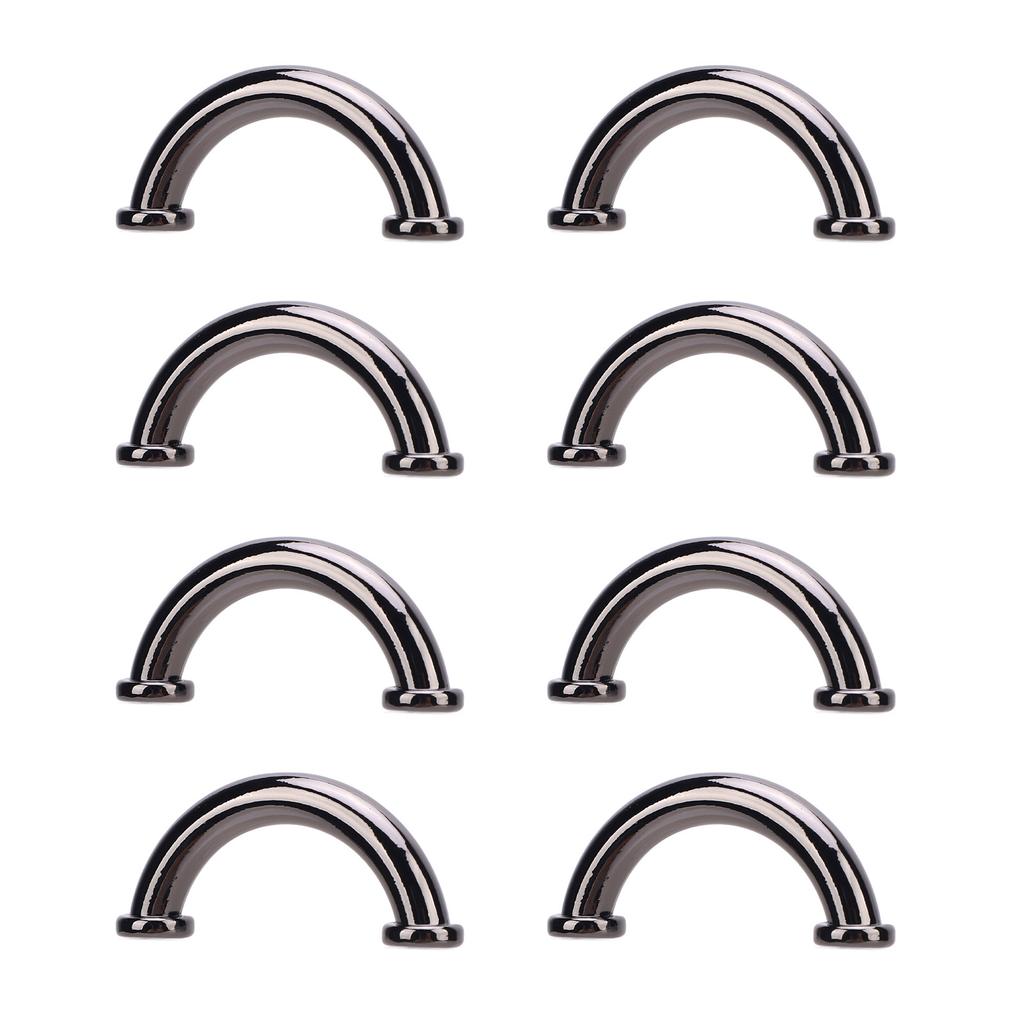 8 комплектов пряжек с U-образным креплением 25x11x5 мм, пряжки для арочного моста, 5,5 мм, крестообразные железные винты для кошелька Ne