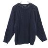 68&brothers Long Sleeve Sweater M Navy System Knit Men's Used