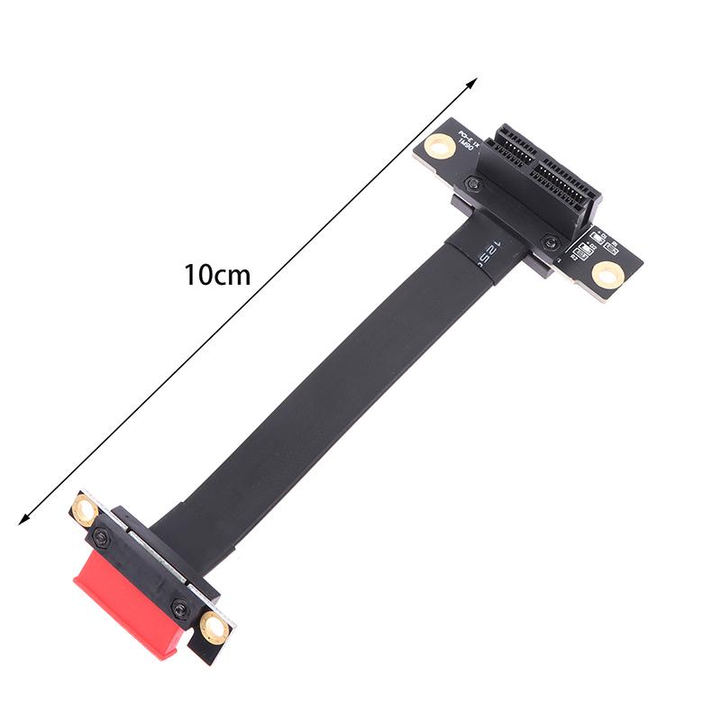 Кабель-райзер Pci-E 3.0 1X Двойной угловой 90 градусов Кабель-удлинитель Pcie 3.0 X1 к X1 8 Гбит/с Карта-райзер Pci Express 1X