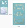 2027 Portable A6 Daily Planner 365 Day Time Schedule Management Calendar Diary Notebook for Office Travel Use