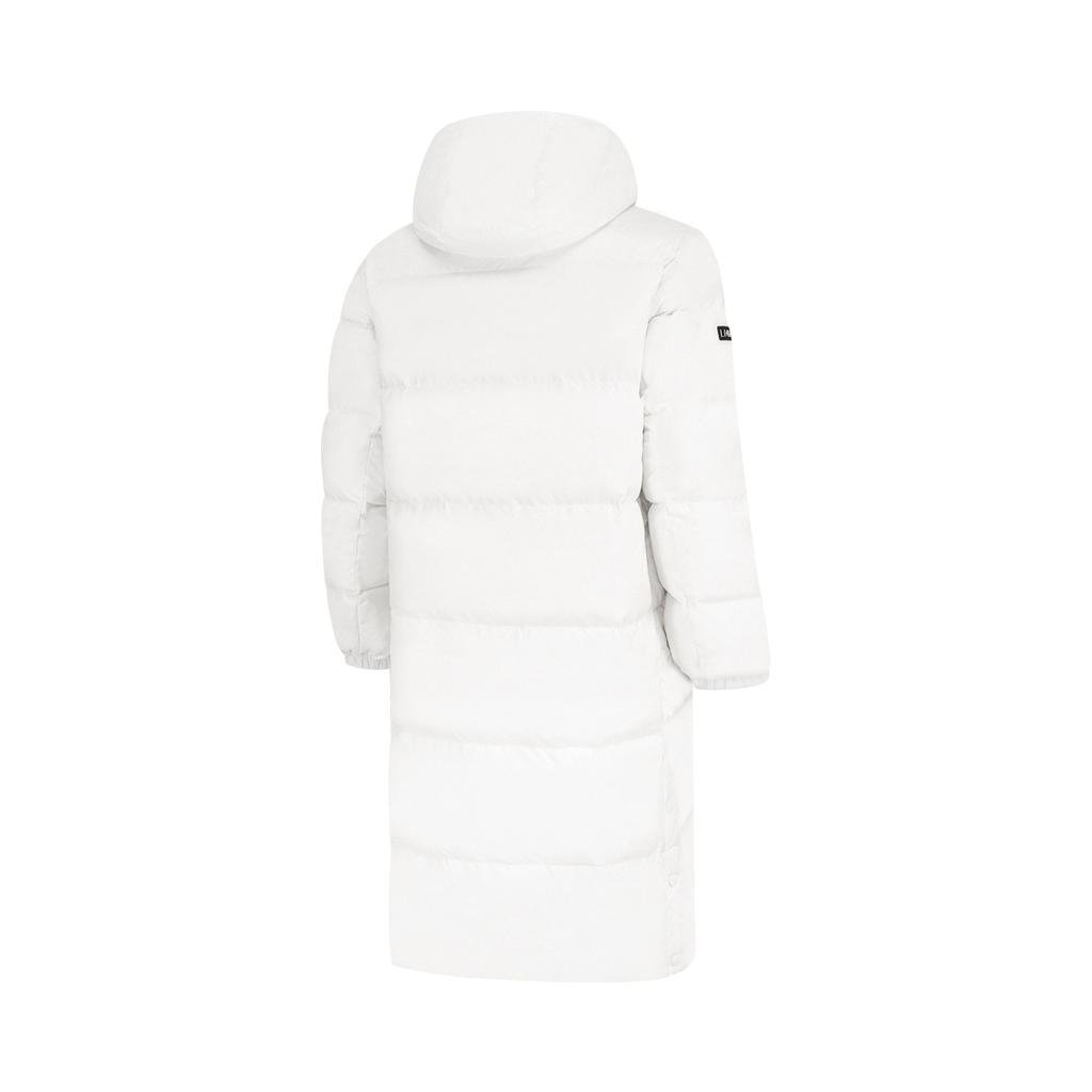 Li Ning Fitness Series Logo Print, теплая куртка средней длины с капюшоном, мужская верхняя одежда AYMT257-2