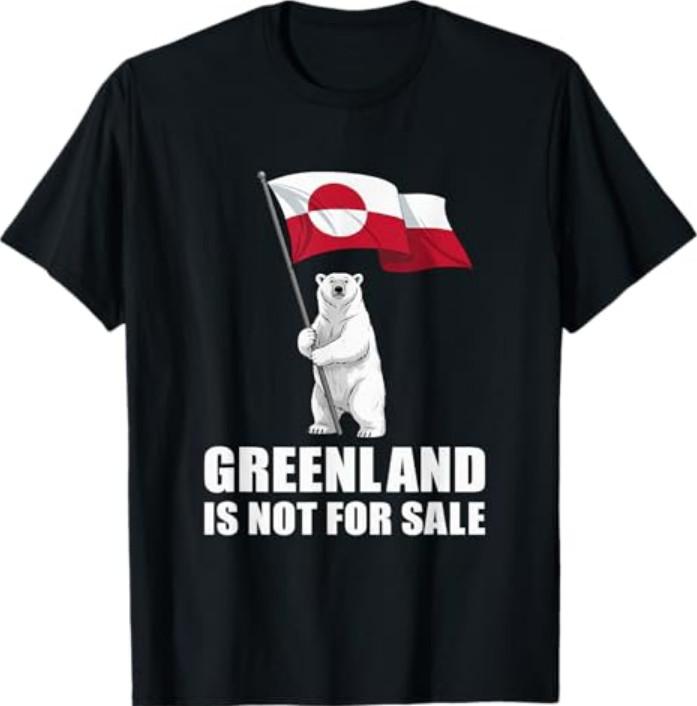 Greenland Not For Sale Greenland Flag Bear Greenlanders Tshirt