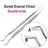 Double End Dental Implant Surgical Enamel Chisel Gingival Remover Scraper Cutting Tool Bone Knife Split Grafting Margin Trimmer