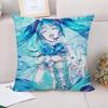 Car Decoration M-Miku Cushion Cover  Couple Pillow Pillowcases  Decorative Pillows Covers Fall Decor Pilow Cases Sofa