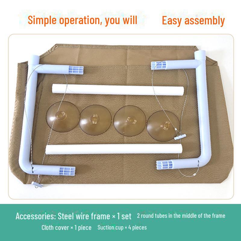 Премиальный четырехсезонный кошачий гамак - подвесная и складная кровать на подоконнике