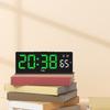 Новый светодиодный будильник Два набора простых настольных часов Большой экран Цифровые часы Спальня Прикроватный