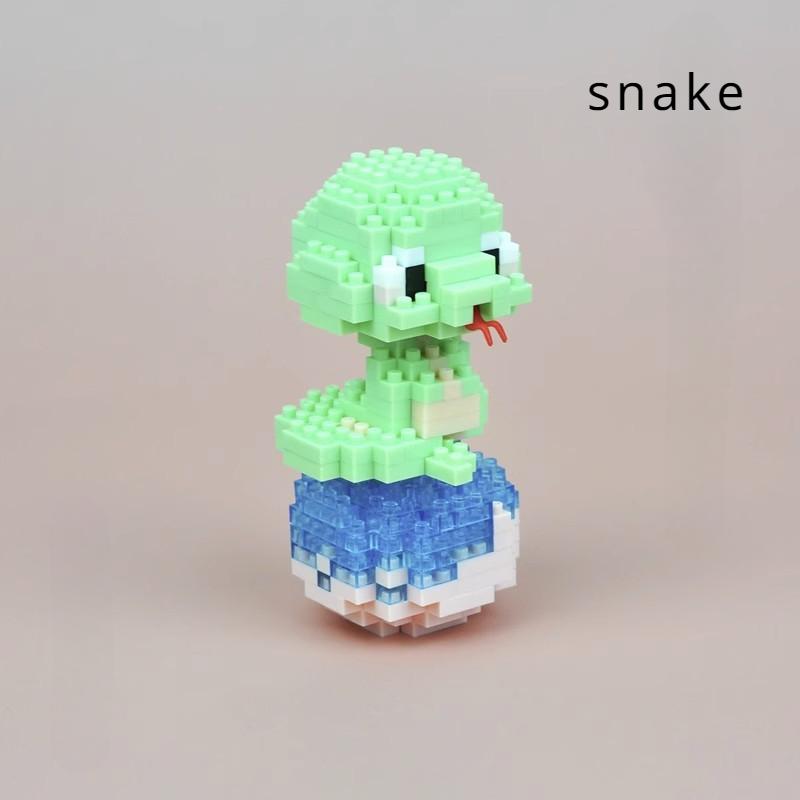 Mid -granular Puzzle Assembly Building Block Toy Chinese Zodiac Signs