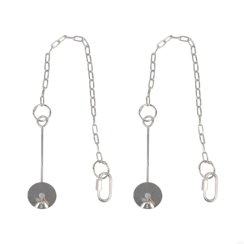 Stainless Steel Vegetable Holder Feeders Hanging Type Adjustable Chain for Poultry Enrichment and Cage Bird Activity HX6C