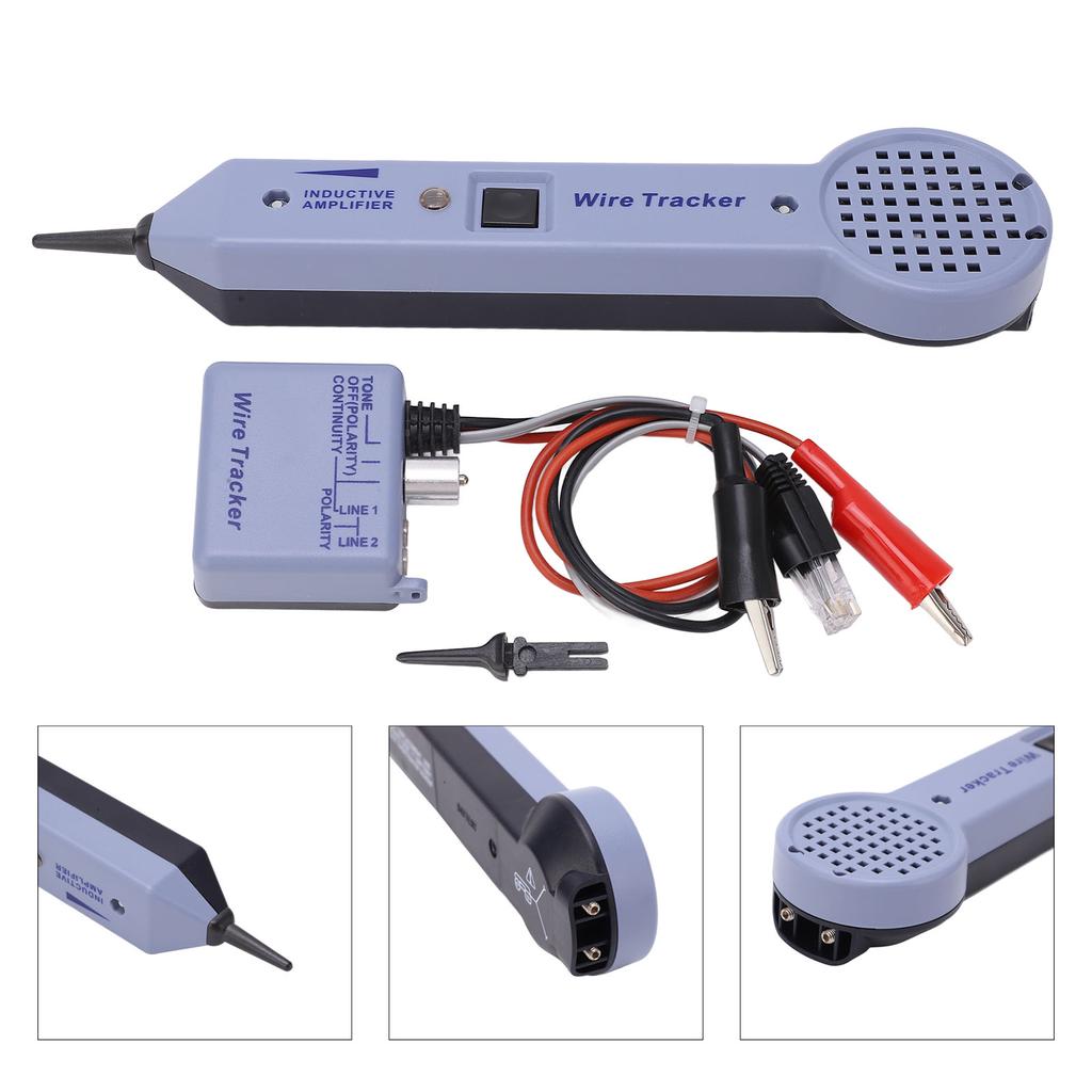 Network Cable Tracing Tester Kit Audio Adjustable Induction Amplifier Cable Toner Detector