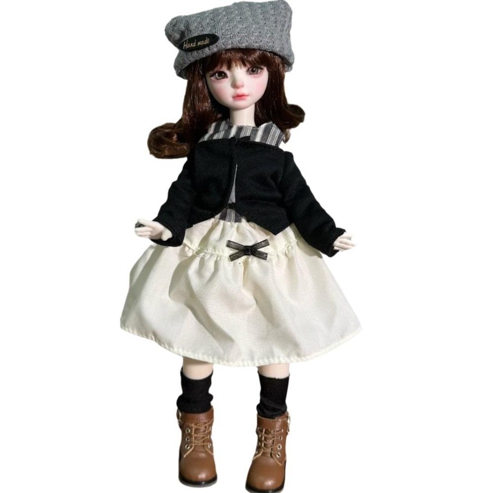 11.8 Inch BJD Doll 6 Points Joint Multi-joint Doll Cute Clothes Handmade Doll Clothes DIY Projects