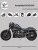 Модифицированный обтекатель и крышка двигателя Honda Rebel CM300/CM500 со встроенной подушкой сиденья