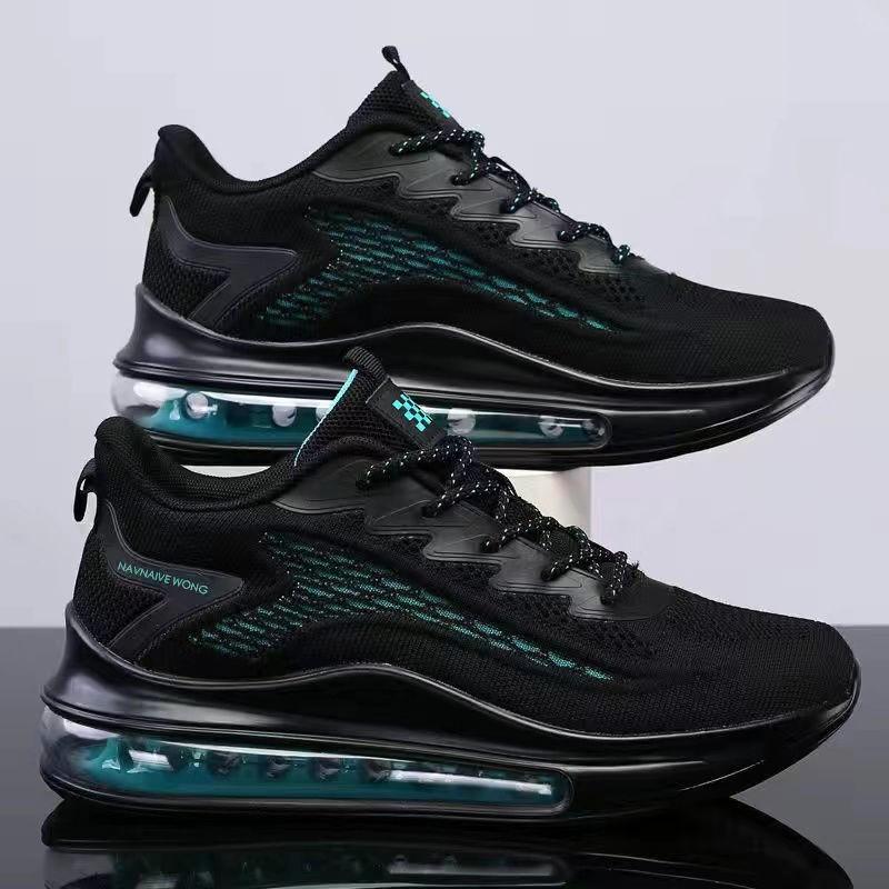Spring Men's Sports Shoes Air Cushion Running Shoes Breathable Trendy Men's Shoes Foreign Trade Versatile