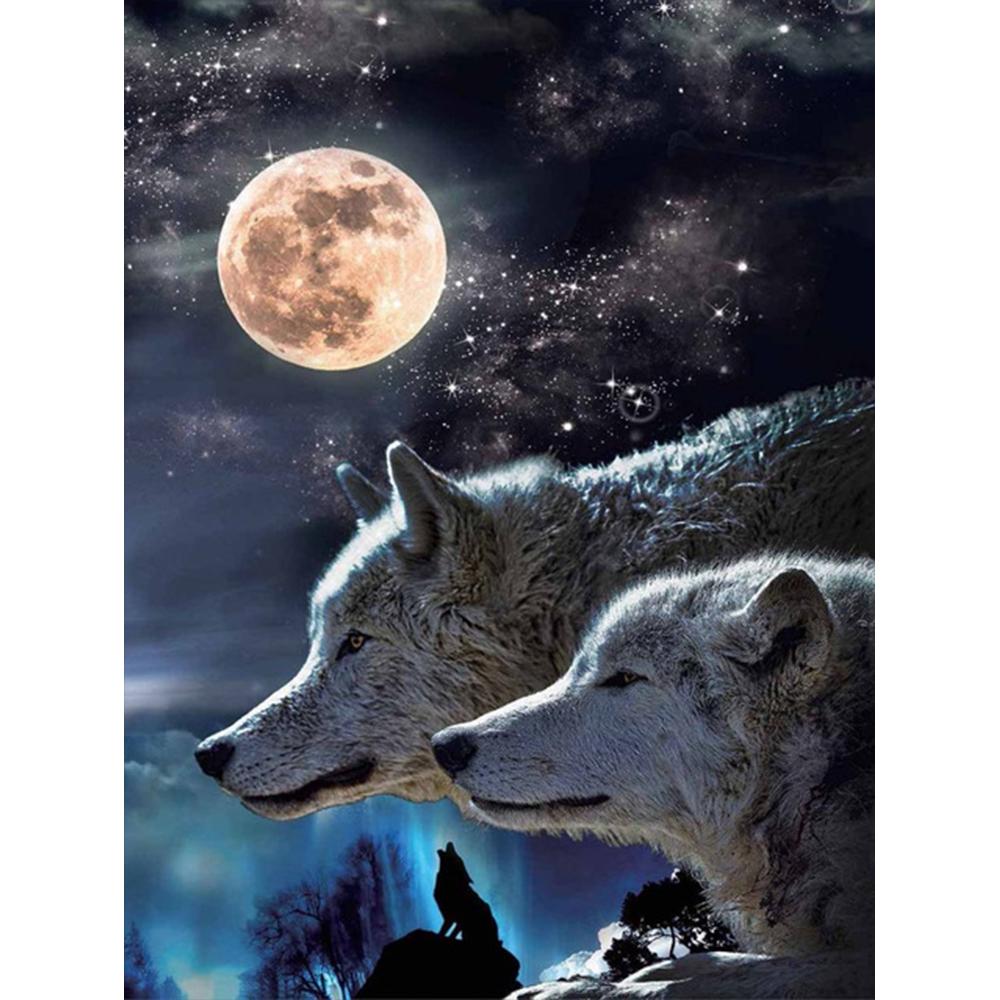 Алмазная картина животное Алмазная вышивка волк картина стразами зима из бисера DIY Новое поступление ремесло