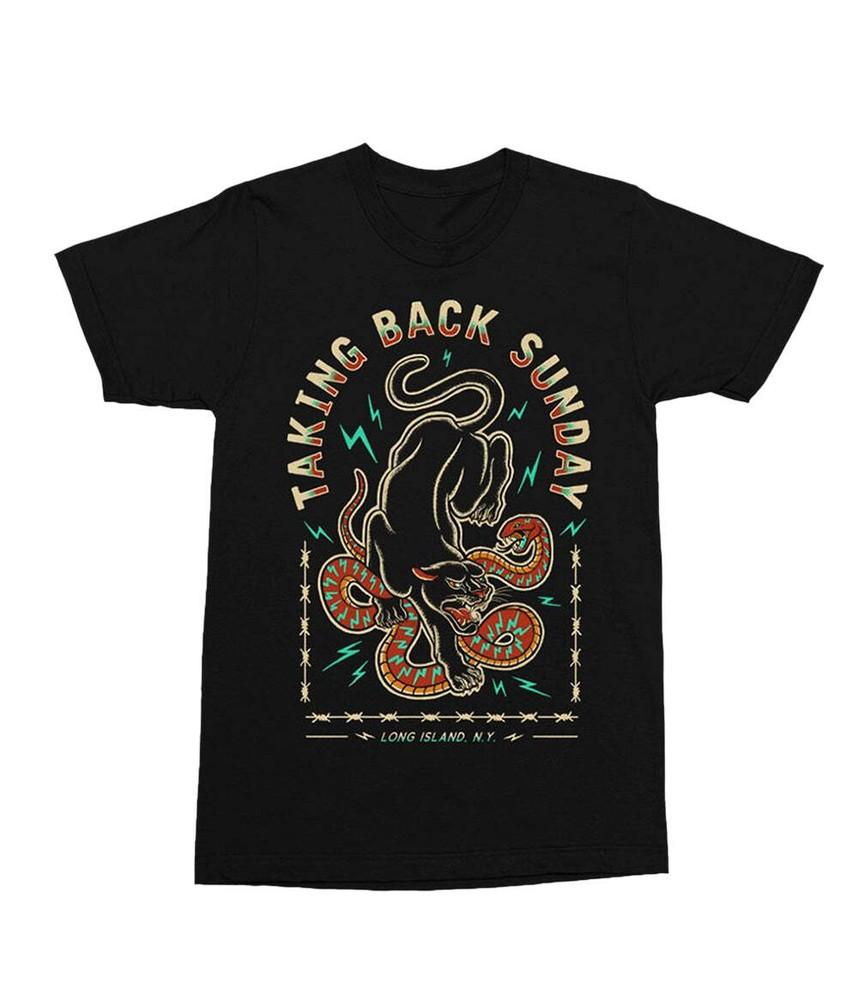 Новая Футболка Taking Back Sunday Panther Подарок для Фанатов Унисекс S-5XL Унисекс Футболка