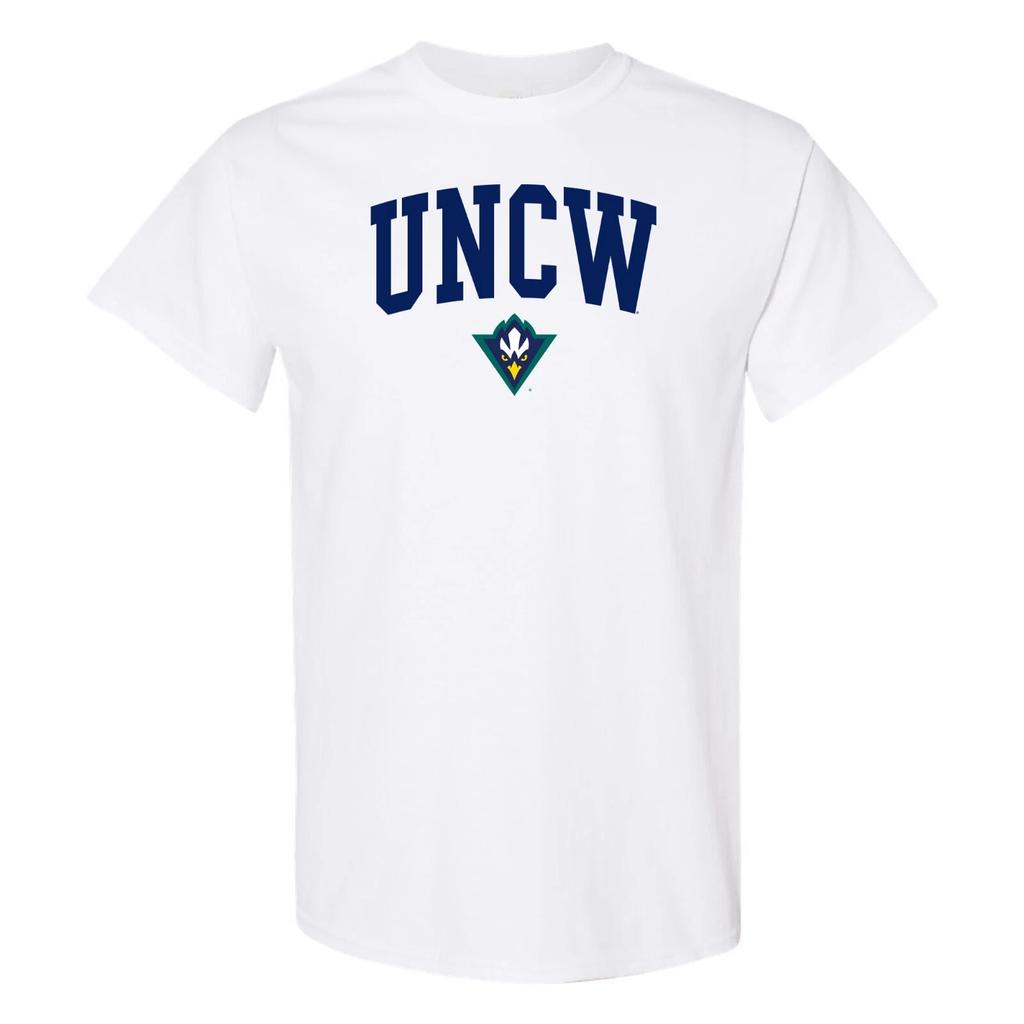 UNC Wilmington Arch Logo Seahawks - NCAA University T-Shirt - Short Sleeve