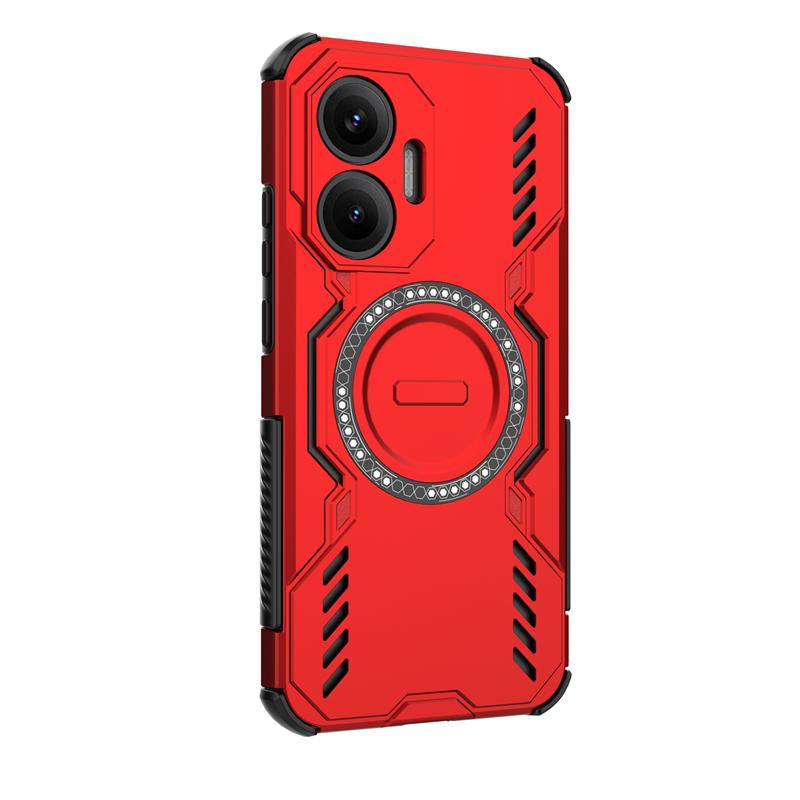Прочный чехол-броня из ПК+ТПУ с теплоотводом для Xiaomi POCO X8 Pro Max X7 F8 Ultra F7 M8 M7 Pro, магнитный, ударопрочный, защитная крышка