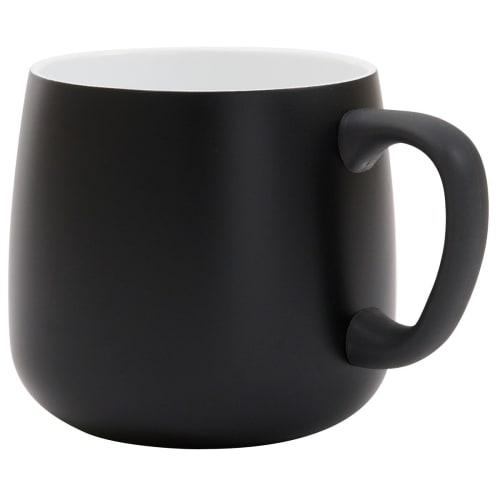 NITORI Ceramic Coated Stainless Steel Mug -AL02 Black 2111100001304