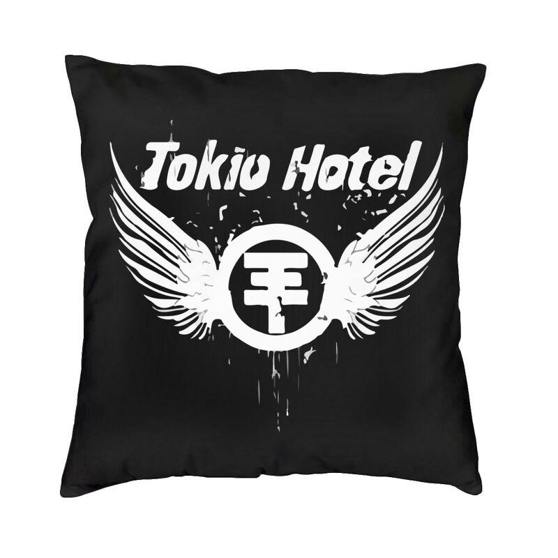 Музыкальная рок-группа Tokio Hotel Наволочка 45x45 Декор для дома Печать Наволочка для диванной подушки Двусторонняя